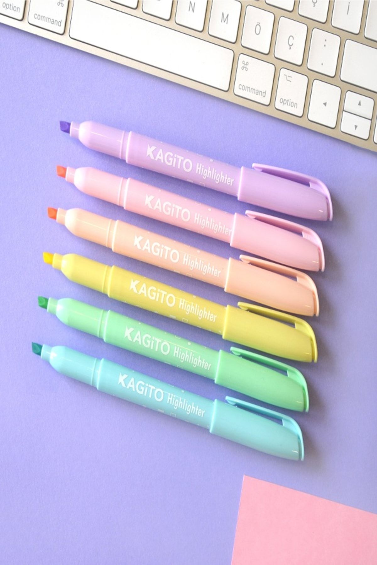 Pastel Highlighter Kalem Seti 6’lı